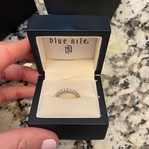 Blue Nile Platinum Eternity Band 1 ct. Size 5 💎